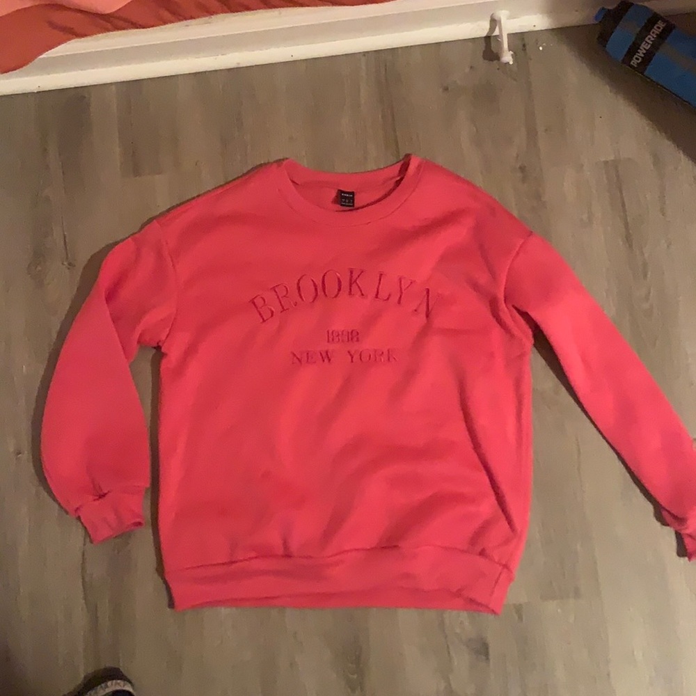 Hot pink Brooklyn crew neck
